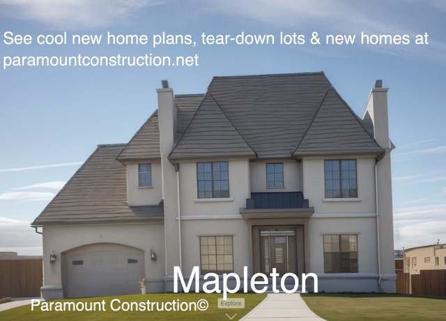 Property at Mapleton (price excludes land - add $1.2M+/-) Plan, Bethesda, MD 20814, 6 beds, 6.5 baths