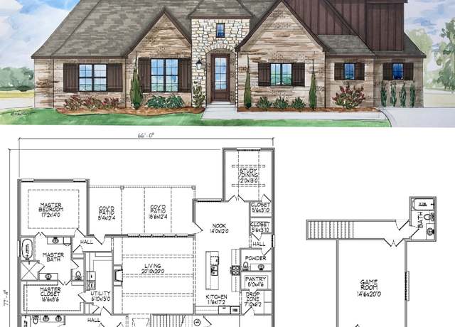 Property at 2608 Up Plan, Bixby, OK 74008, 3 beds, 3.5 baths