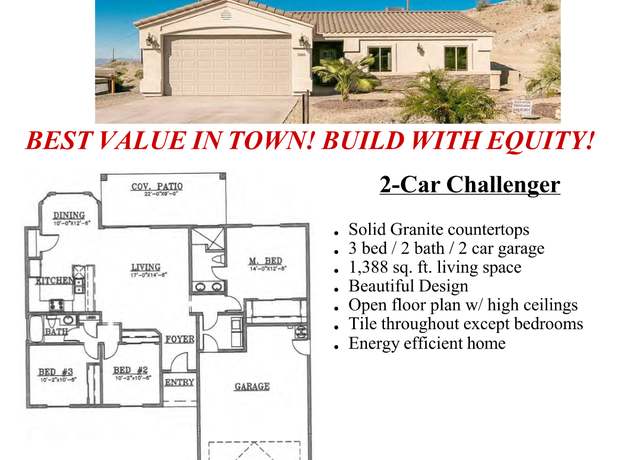 Property at Challenger Plan, Lake Havasu City, AZ 86406, 3 beds, 2 baths