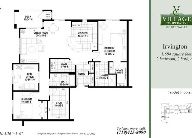 Property at Irvington Plan, Colorado Springs, CO 80919, 2 beds, 2 baths