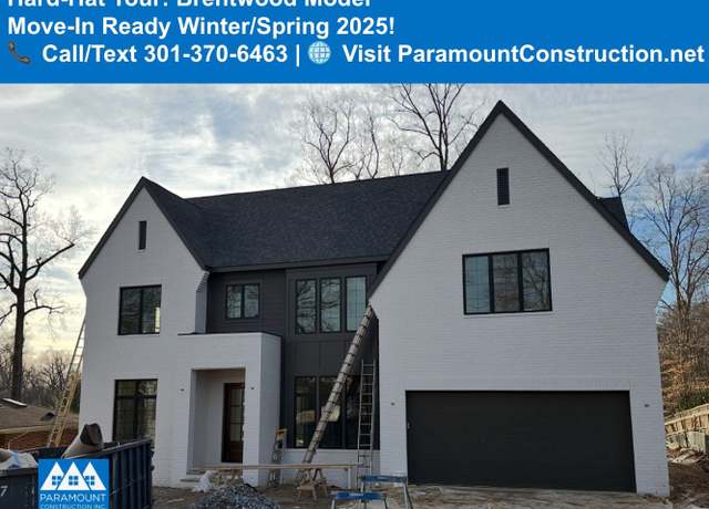 Property at Brentwood 20 - 6820 Marbury Rd. Bethesda Plan, Bethesda, MD 20816, 6 beds, 6.5 baths