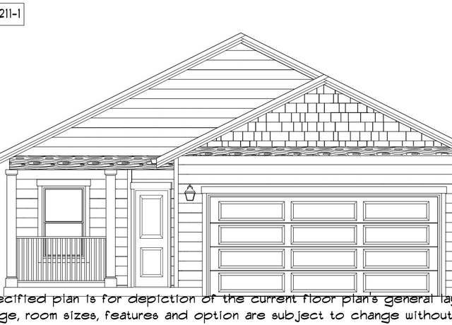 Property at 1211-1 Plan, Dallas, OR 97338, 3 beds, 2 baths