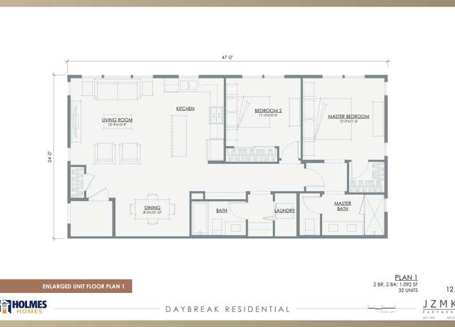 Property at Single Story Condos - Plan 1 Plan, South Jordan, UT 84009, 2 beds, 2 baths