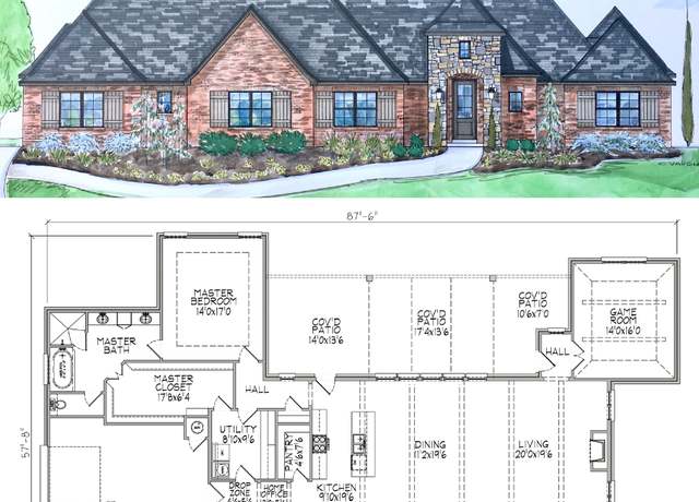 Property at 2946 Plan, Bixby, OK 74008, 4 beds, 3.5 baths
