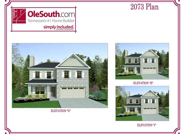 Property at 2073 Elevation GHI Plan, Pleasant View, TN 37146, 4 beds, 2.5 baths