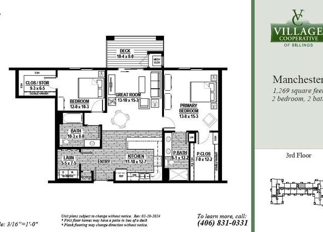Property at Manchester Plan, Billings, MT 59102, 2 beds, 2 baths