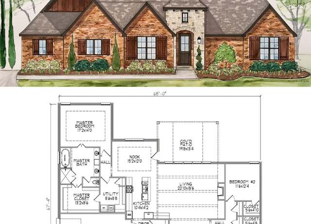 Property at 2495 Plan, Bixby, OK 74008, 4 beds, 2.5 baths