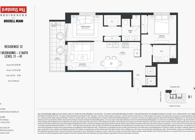 Property at Residence 12 Plan, Miami, FL 33130, 2 beds, 2 baths
