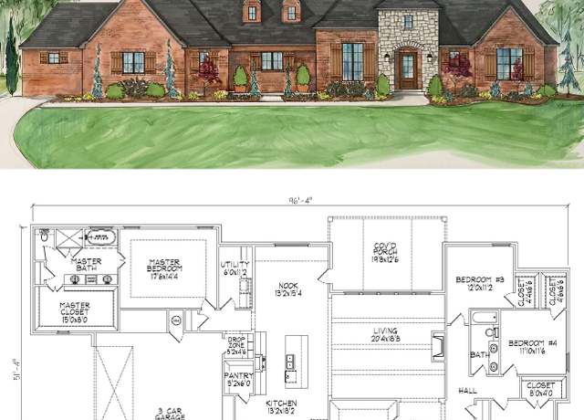 Property at Rockefeller Plan, Broken Arrow, OK 74014, 4 beds, 2.5 baths