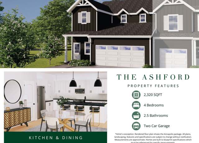 Property at The Ashford Plan, Knoxville, TN 37924, 4 beds, 2.5 baths