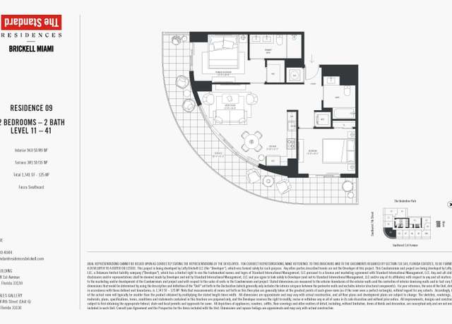 Property at Residence 09 Plan, Miami, FL 33130, 2 beds, 2 baths