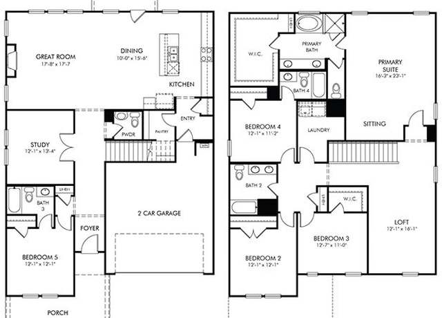 Property at Taylorsville Basement Plan, Powder Springs, GA 30127, 5 beds, 4.5 baths