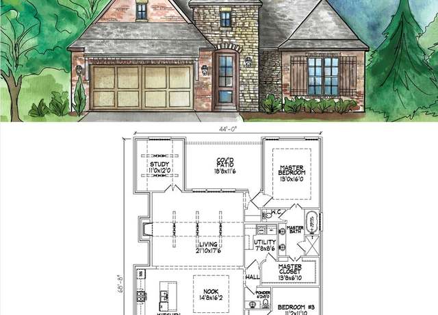 Property at 2096 Plan, Owasso, OK 74055, 3 beds, 2.5 baths