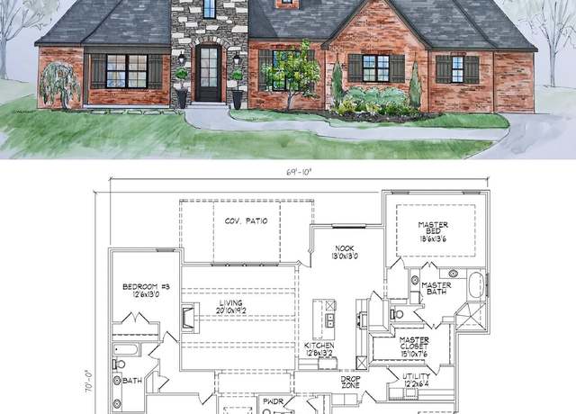 Property at Carnegie Plan, Broken Arrow, OK 74014, 3 beds, 2.5 baths