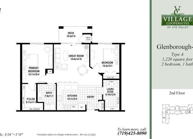 Property at Glenborough-A Plan, Colorado Springs, CO 80919, 2 beds, 1 bath