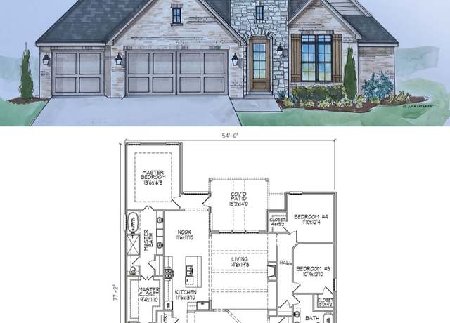 Property at 2636 Plan, Glenpool, OK 74033, 4 beds, 2.5 baths