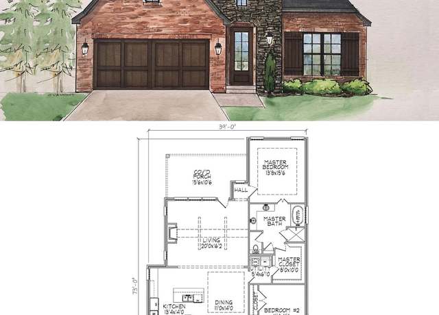 Property at 1805 Plan, Bixby, OK 74008, 2 beds, 2 baths