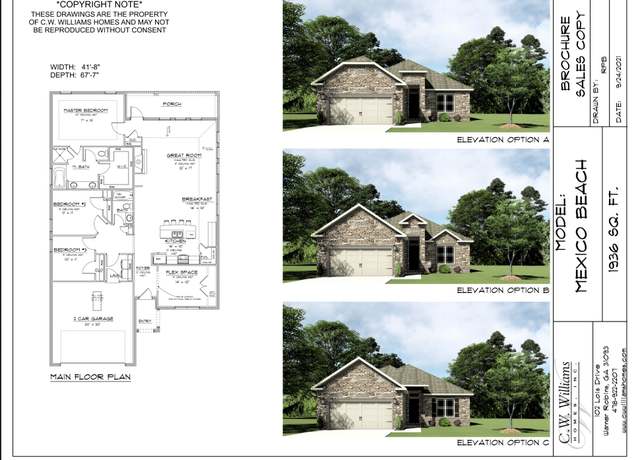 Property at The Mexico Beach Plan, Kathleen, GA 31047, 4 beds, 2 baths