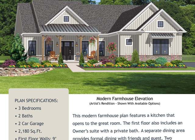 Property at Reagan - Modern Farmhouse Plan, Easton, PA 18045, 3 beds, 2 baths