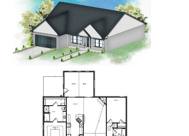 Property at The Trenton Plan, Social Circle, GA 30025, 3 beds, 2 baths