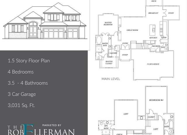 Property at Carina Grande Plan, Kansas City, MO 64151, 4 beds, 3.5 baths