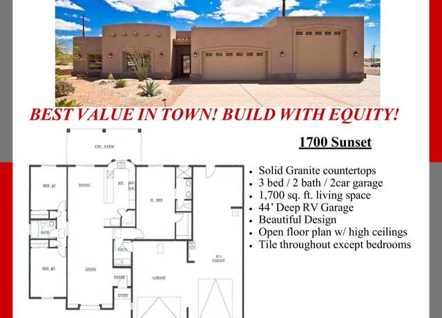 Property at 1700 Sunset Plan, Lake Havasu City, AZ 86404, 3 beds, 2 baths