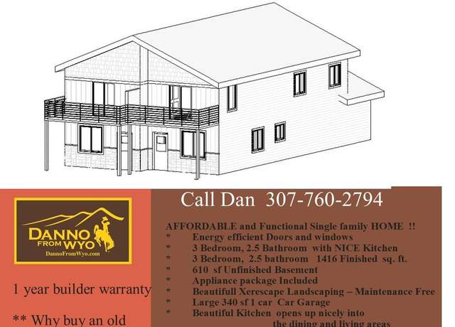 Property at 1410 S Colorado Ave, Laramie, WY 82070, 3 beds, 2.5 baths
