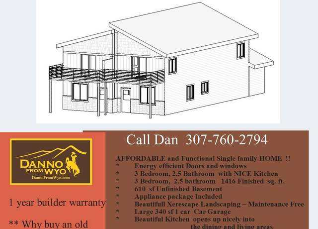 Property at 1414 S Colorado Ave, Laramie, WY 82070, 3 beds, 2.5 baths