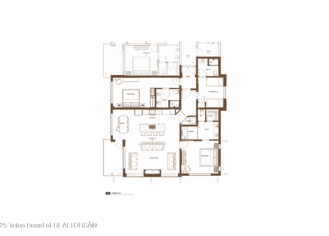 Property at 14195 Weiskopf Way, Unit 330 Way, Jackson, WY 83001, 3 beds, 3 baths