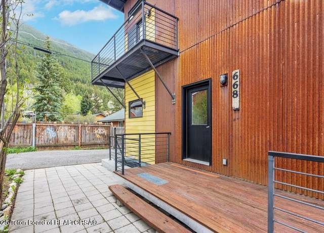 Property at 668 S Millward St, Jackson, WY 83001, 2 beds, 2 baths