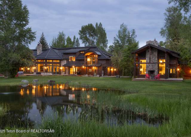 Property at 185 S Swan Rd, Jackson, WY 83001, 7 beds, 6.5 baths
