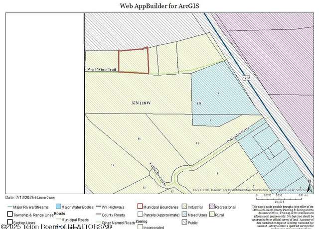 Property at TRACT C West Wind, Alpine, WY 83128