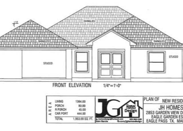 Property at 2853 Garden View Dr Unit N/A, Eagle Pass, TX 78852, 3 beds, 2 baths