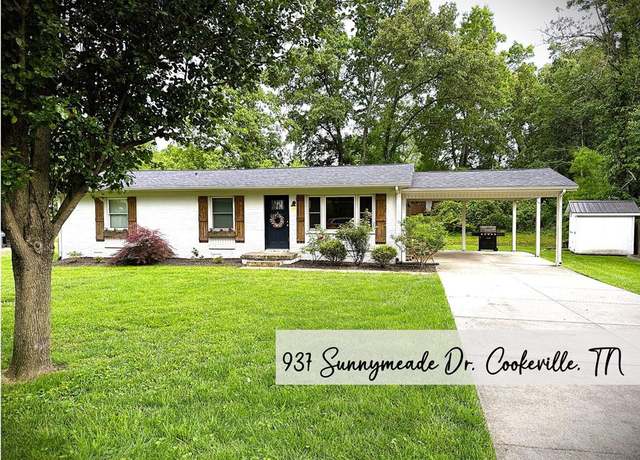 Property at 937 Sunnymeade Dr, Cookeville, TN 38501, 3 beds, 1.5 baths