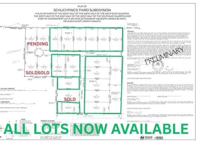 Property at Schlichting's 3rd Subdivision, Garrison, ND 58540