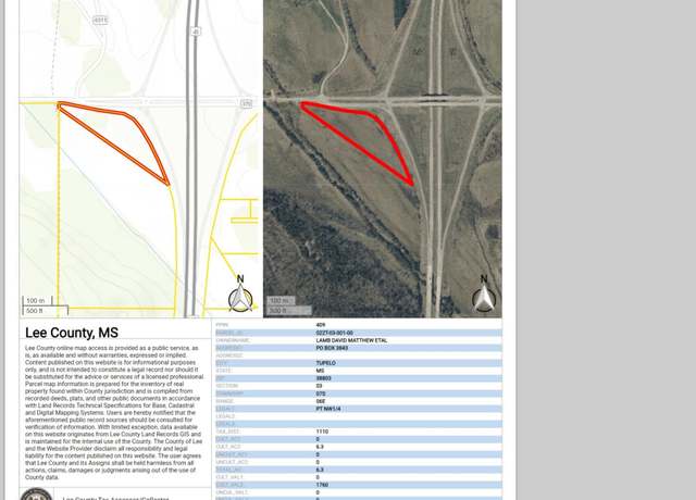 Property at Hwy 45/hwy 370, Baldwyn, MS 38824