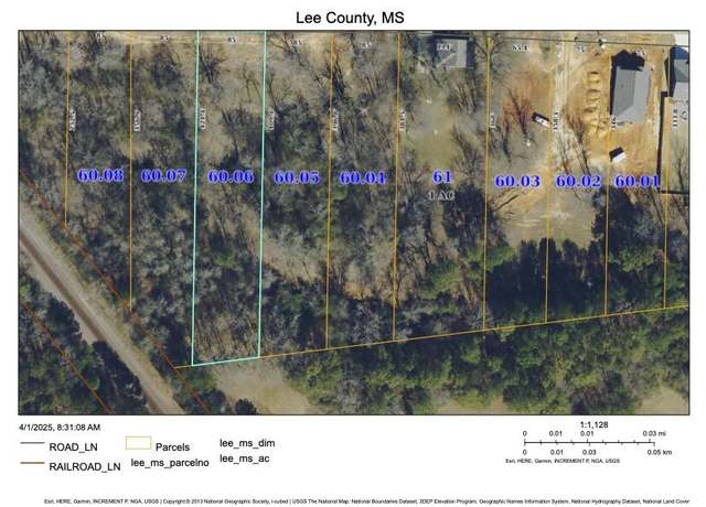 Property at Lot 8 Kincannon, Tupelo, MS 38804