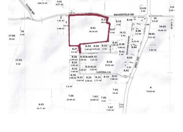 Property at Brassfield Rd, Pontotoc, MS 38863