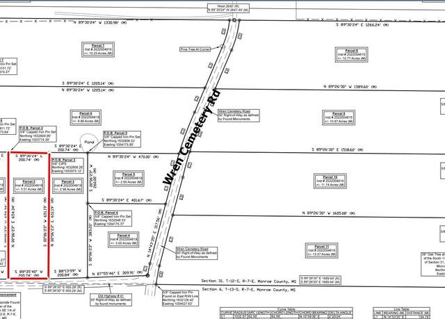 Property at Lot 2 Wren Cemetery Rd, Aberdeen, MS 39730