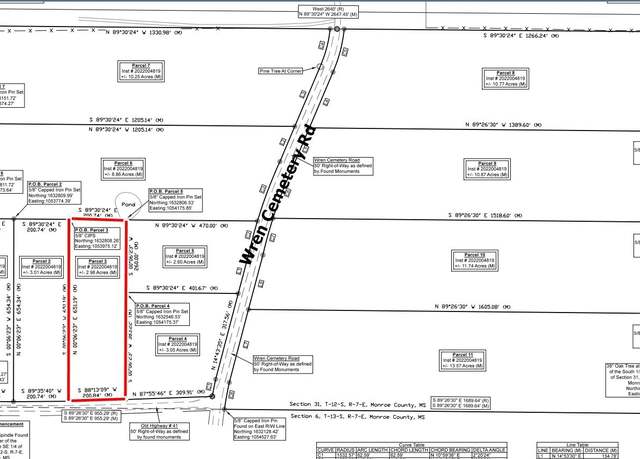 Property at Lot 3 Wren Cemetery Rd, Aberdeen, MS 39730