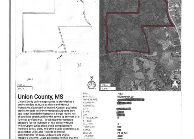 Property at CR 278, Blue Springs, MS 38828
