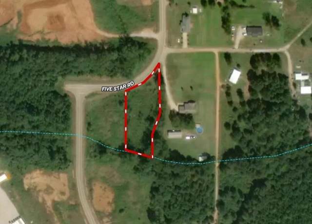 Property at 5 Star Road (1 Ac), Pontotoc, MS 38863