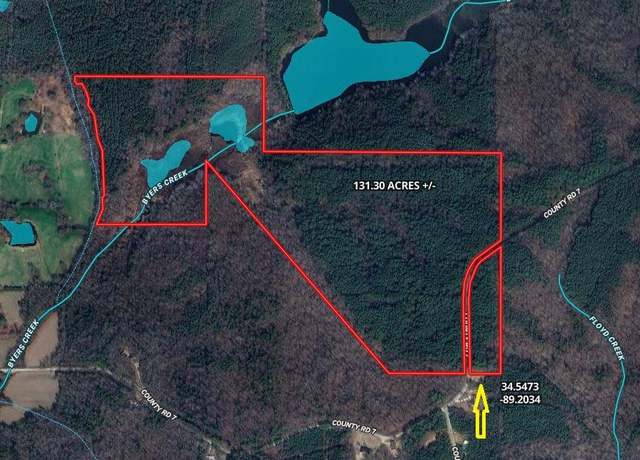 Property at Co Rd 7, Hickory Flat, MS 38633