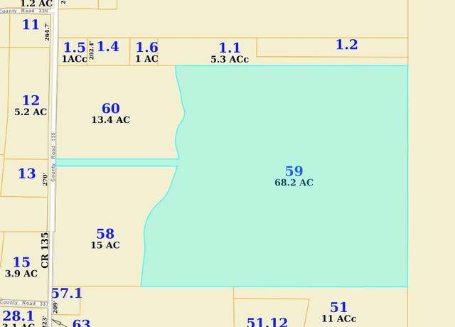Property at 68 ac CR 135, Okolona, MS 38860