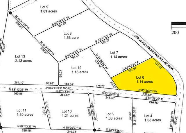 Property at Lot 6 Joe Wheeler Brown Rd, Fulton, MS 38843