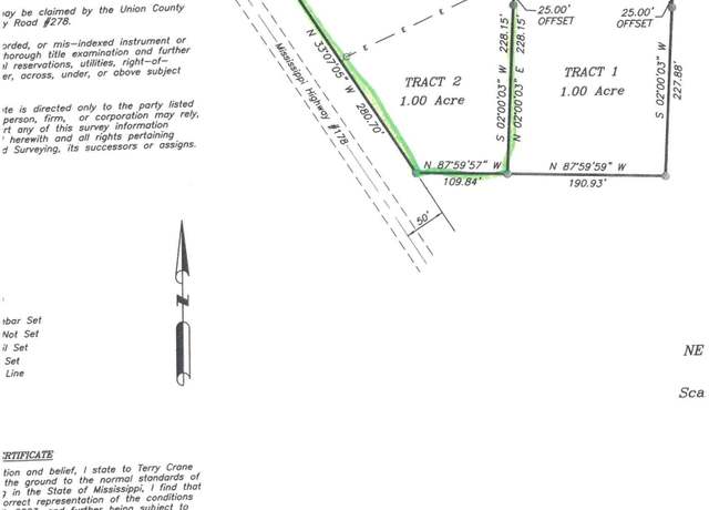 Property at County Road 278/hwy 178, New Albany, MS 38652