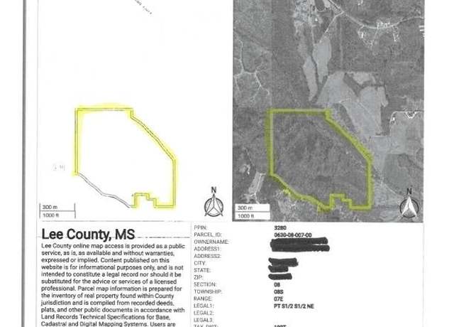 Property at County Rd 2216, Guntown, MS 38849