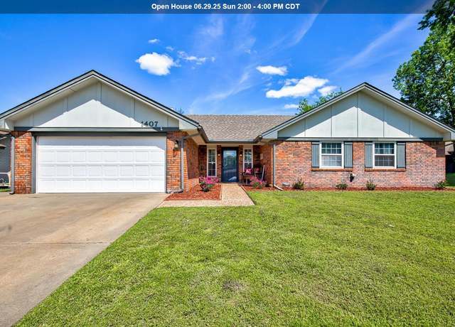 Property at 1407 Sun Rise Dr, Enid, OK 73703, 3 beds, 2 baths