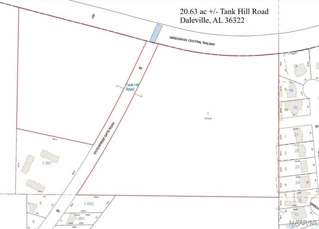 Property at 20.63 ac Tank Hill Rd, Daleville, AL 36322