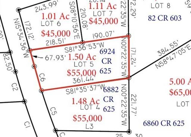 Property at Lot 5 Blk B County Road 625, New Brockton, AL 36351